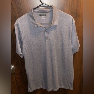 L -  Gray Alfani Polo Shirt